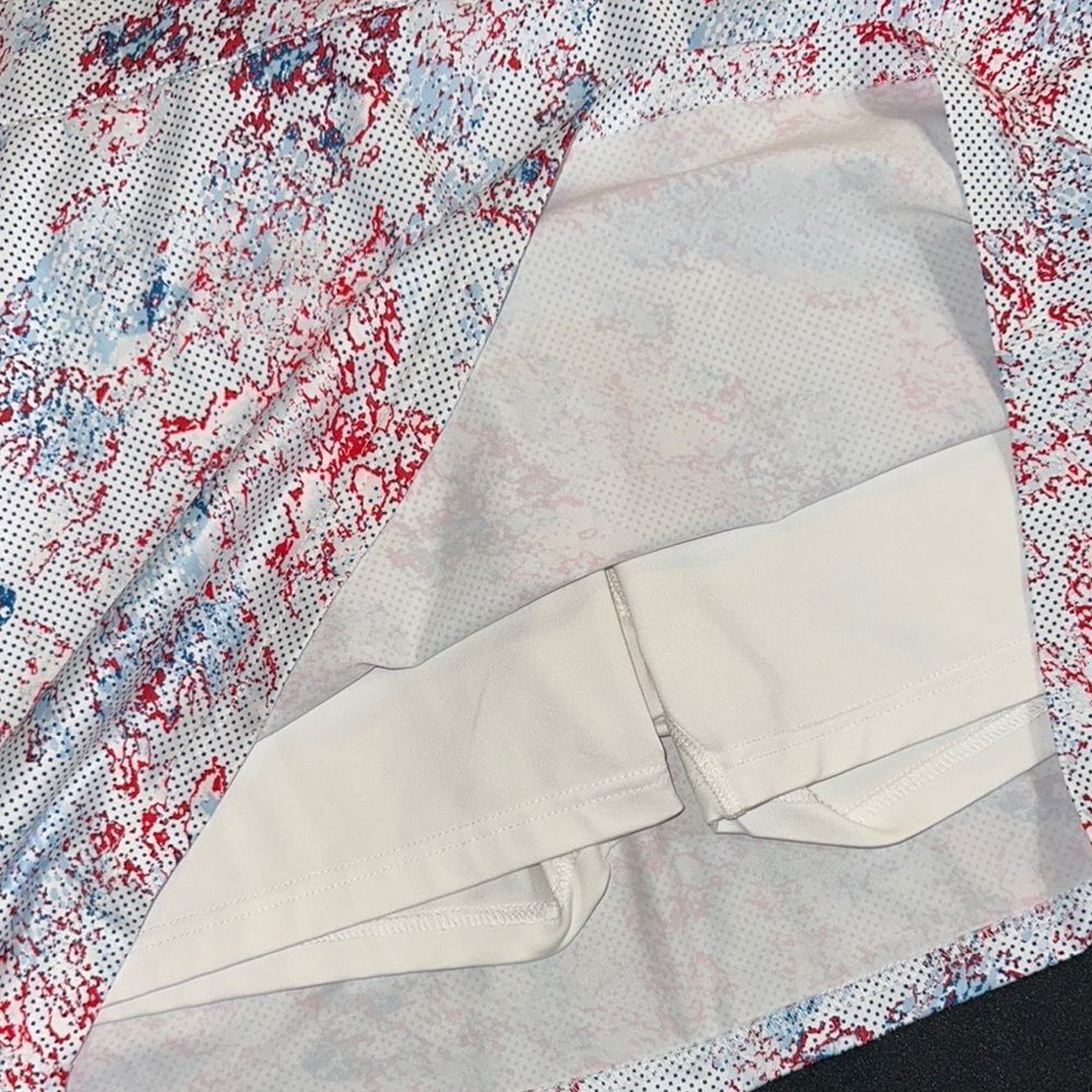 Pebble Beach Multicolor Pattern Skort Size Xl - image 6